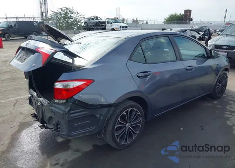 2015 Toyota Corolla S Plus from USA, damaged, VIN 5YFBURHE5FP302416